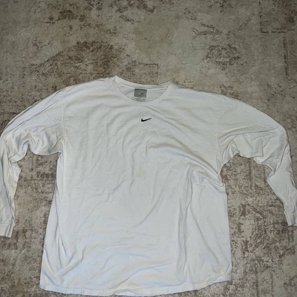 Vintage Nike center swoop long sleeve size xl